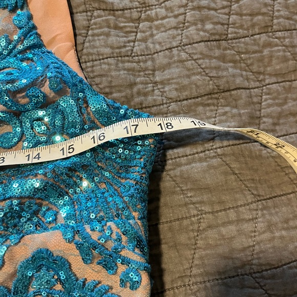 EUC Free People Sequined Slip Dress - Picture 6 of 11